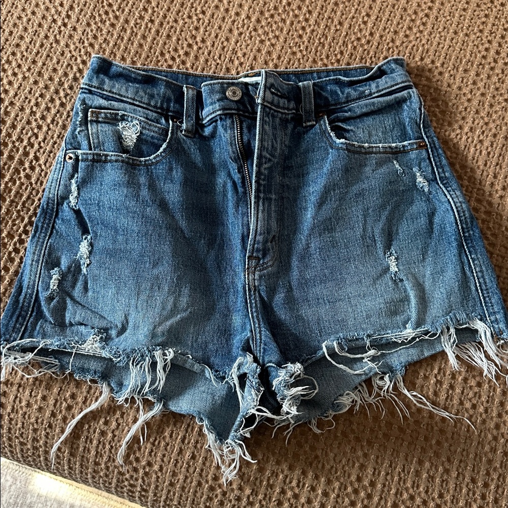 Abercrombie & Fitch Blue Denim Shorts